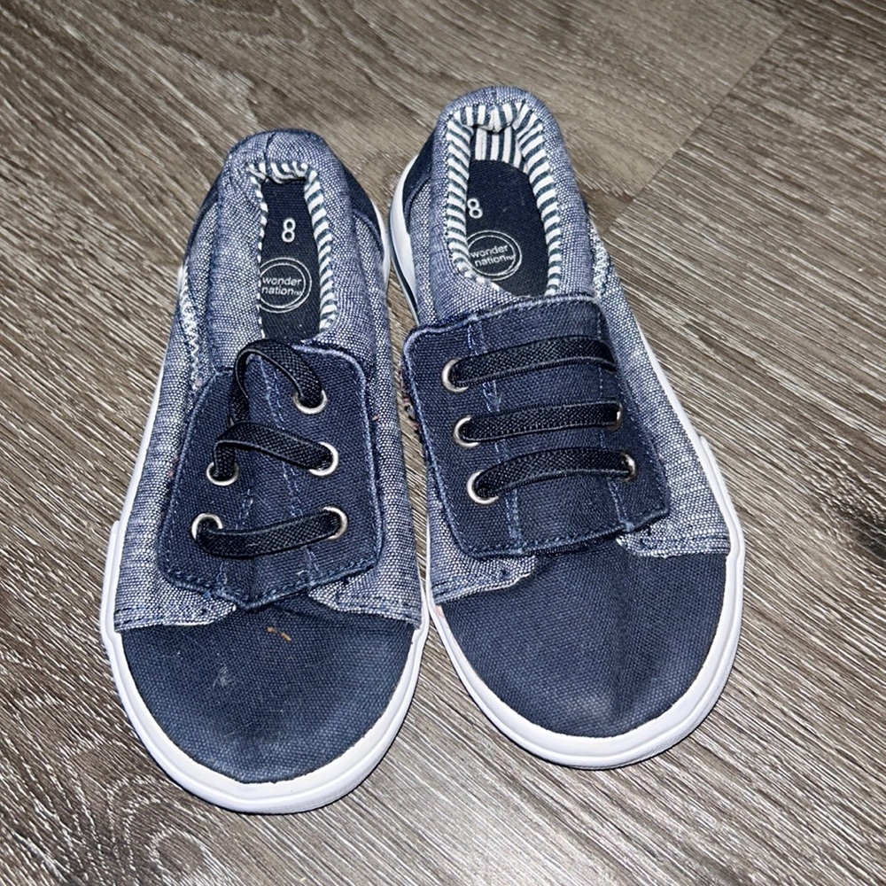 Navy blue shoes